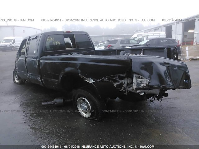 1FTSW31P04EB62711 - 2004 FORD F350 SRW SUPER DUTY BLACK photo 3