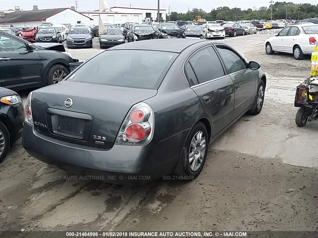 1N4AL11D06N348563 - 2006 NISSAN ALTIMA S/SL GRAY photo 4