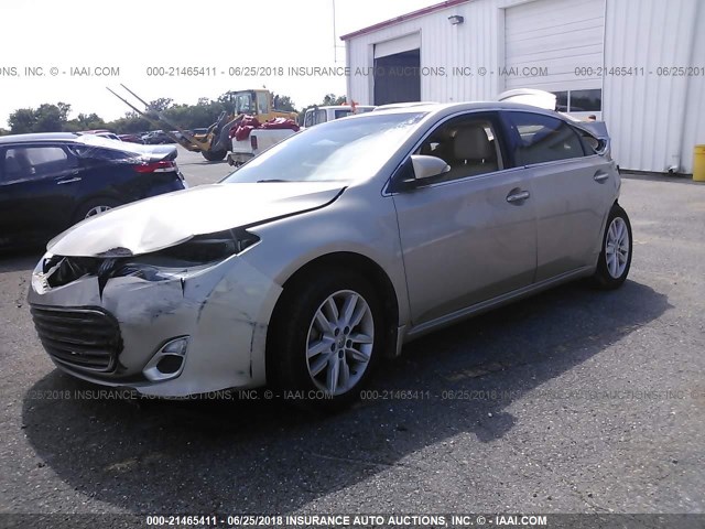 4T1BK1EB7EU127469 - 2014 TOYOTA AVALON PREMIUM/TOURING/LIMITED SILVER photo 2