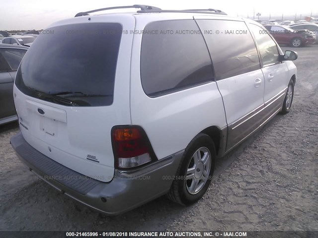 2FMZA53423BB23846 - 2003 FORD WINDSTAR SEL WHITE photo 4