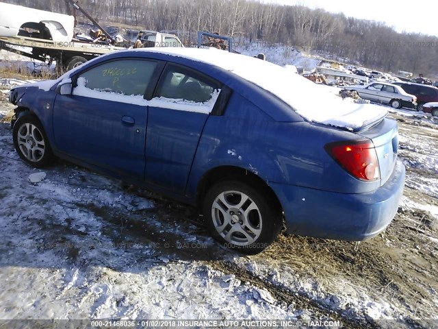 1G8AM12F74Z181058 - 2004 SATURN ION LEVEL 2 Mavi foto 3