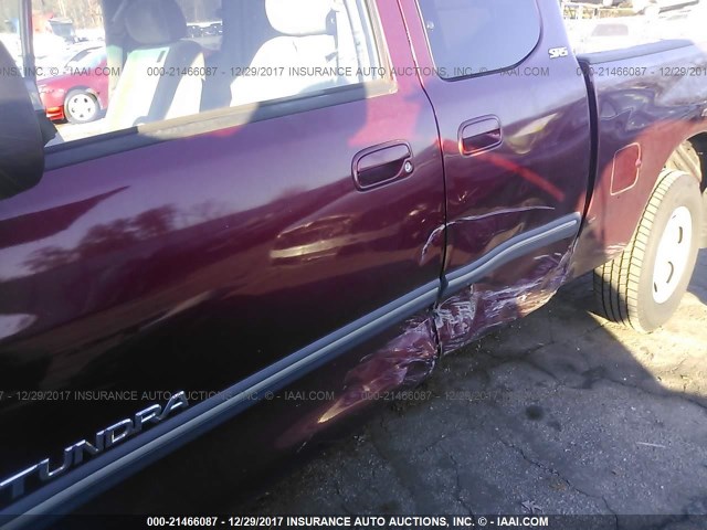 5TBRN34163S350689 - 2003 TOYOTA TUNDRA ACCESS CAB SR5 BURGUNDY photo 6