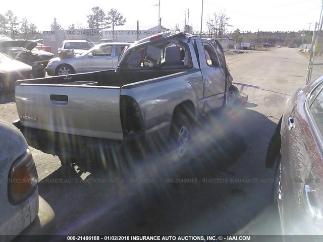 5TFTX4CN6FX047959 - 2015 TOYOTA TACOMA ACCESS CAB Silber Foto 4