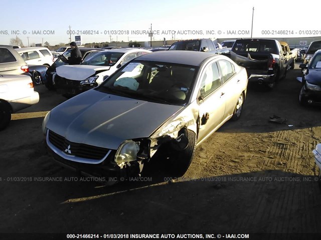 4A3AB36F77E053221 - 2007 MITSUBISHI GALANT ES GOLD photo 2