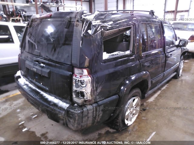1J8HG48K56C272670 - 2006 JEEP COMMANDER BLACK photo 4
