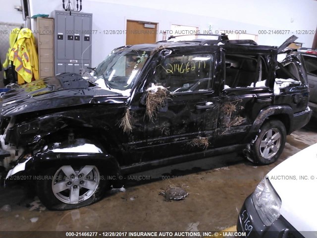 1J8HG48K56C272670 - 2006 JEEP COMMANDER BLACK photo 6