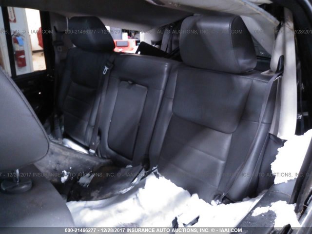 1J8HG48K56C272670 - 2006 JEEP COMMANDER BLACK photo 8