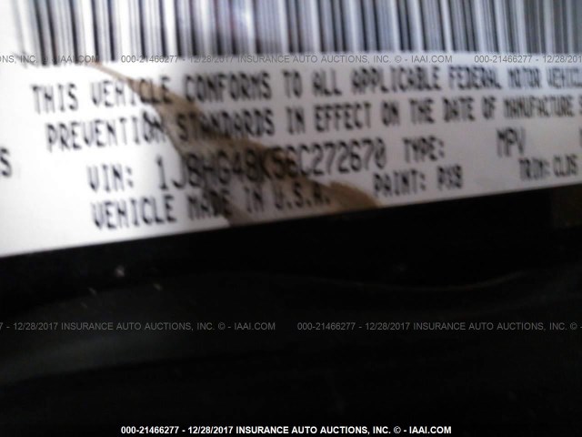 1J8HG48K56C272670 - 2006 JEEP COMMANDER BLACK photo 9