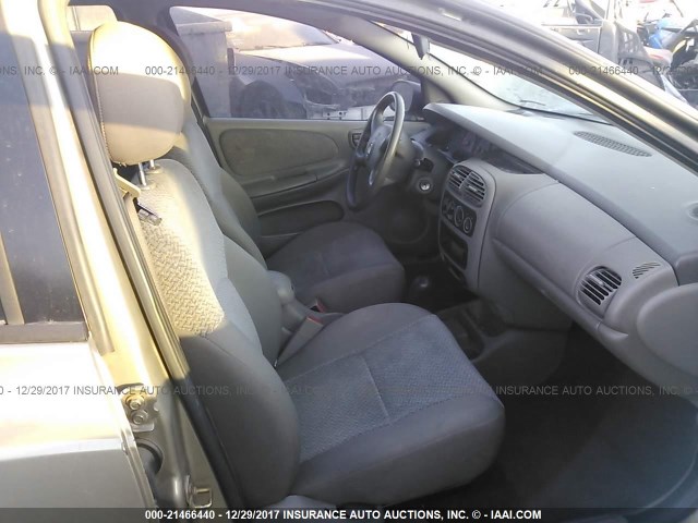 1B3ES26C32D559780 - 2002 DODGE NEON TAN photo 5