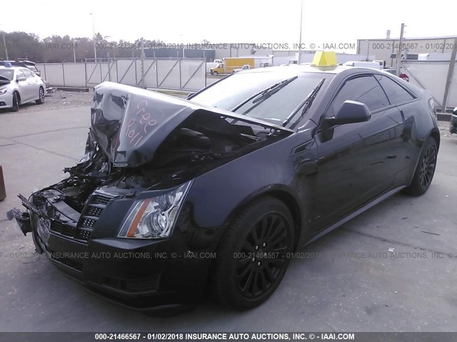 1G6DA1E31E0191932 - 2014 CADILLAC CTS BLACK photo 2