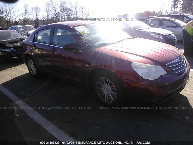 1C3LC56K97N533539 - 2007 CHRYSLER SEBRING TOURING RED photo 1