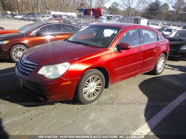 1C3LC56K97N533539 - 2007 CHRYSLER SEBRING TOURING RED photo 2