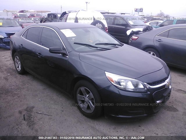 1G11A5SL5FF146253 - 2015 CHEVROLET MALIBU LS GRAY photo 1