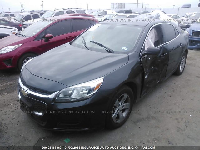 1G11A5SL5FF146253 - 2015 CHEVROLET MALIBU LS GRAY photo 2