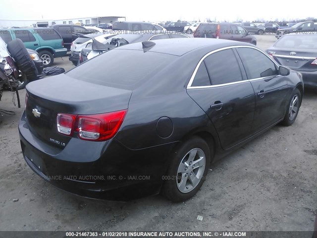 1G11A5SL5FF146253 - 2015 CHEVROLET MALIBU LS GRAY photo 4