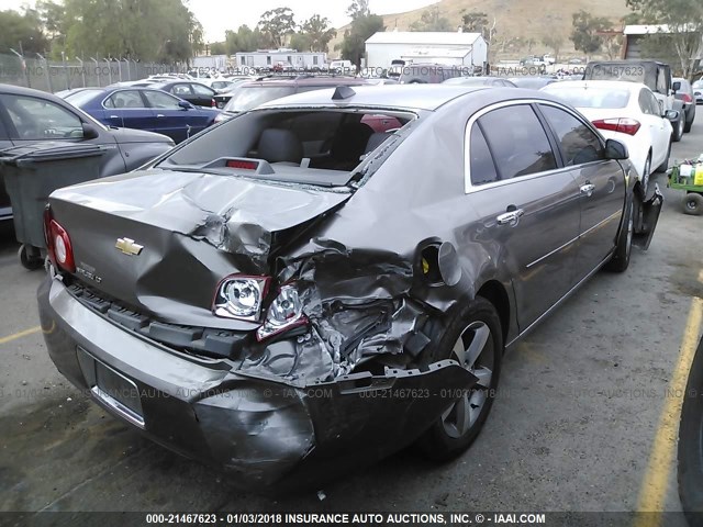 1G1ZC5EU1CF299192 - 2012 CHEVROLET MALIBU 1LT 灰色 照片 4