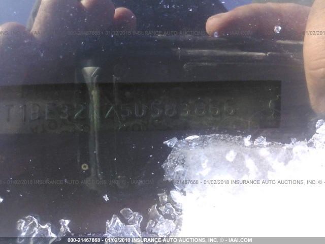 4T1BE32K75U583866 - 2005 TOYOTA CAMRY LE/XLE/SE BEIGE photo 9