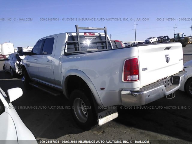 3C63RRML4FG604934 - 2015 RAM 3500 WHITE photo 3