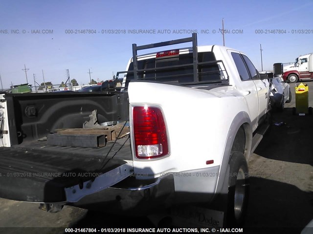 3C63RRML4FG604934 - 2015 RAM 3500 WHITE photo 4