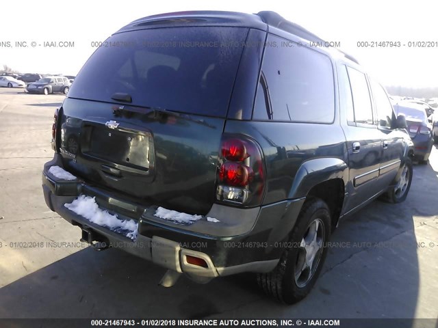 1GNES16SX56123640 - 2005 CHEVROLET TRAILBLAZER EXT LS/EXT LT GREEN photo 4