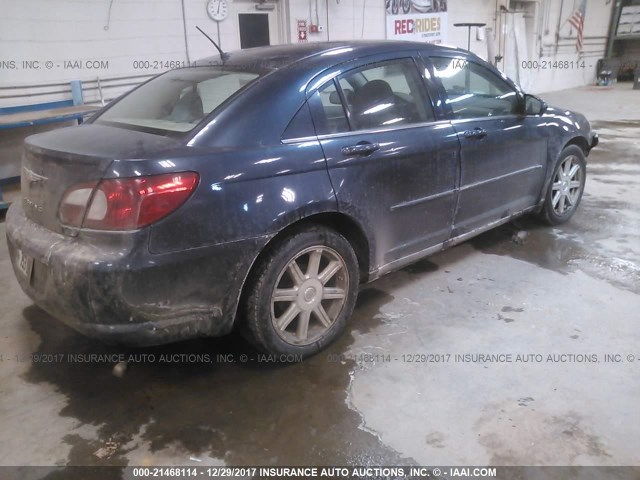 1C3LC56R37N526907 - 2007 CHRYSLER SEBRING TOURING BLUE photo 4