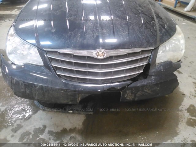 1C3LC56R37N526907 - 2007 CHRYSLER SEBRING TOURING BLUE photo 6