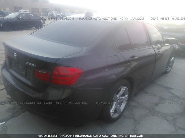 WBA3C1C50DF435196 - 2013 BMW 328 I SULEV BLACK photo 4