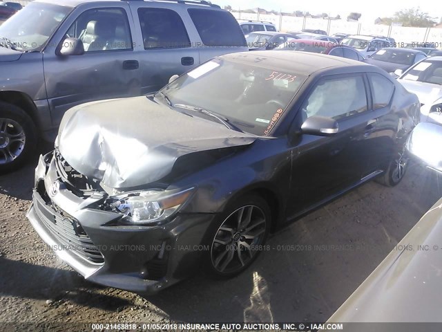JTKJF5C79F3088829 - 2015 TOYOTA SCION TC 灰色 照片 2