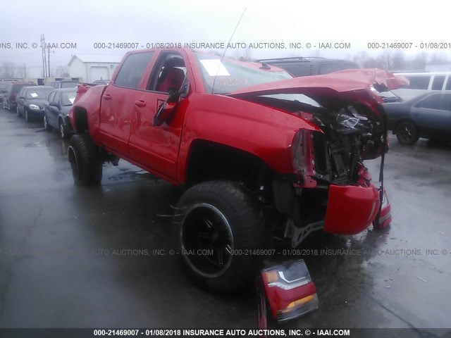 3GCUKREC0GG337924 - 2016 CHEVROLET SILVERADO K1500 LT RED photo 1