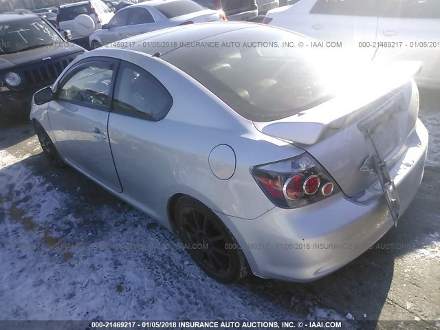 JTKDE167090288444 - 2009 TOYOTA SCION TC ვერცხლისფერი ფოტო 3
