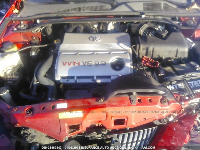 4T1CA38P06U092155 - 2006 TOYOTA CAMRY SOLARA SE/SLE 红色 照片 10