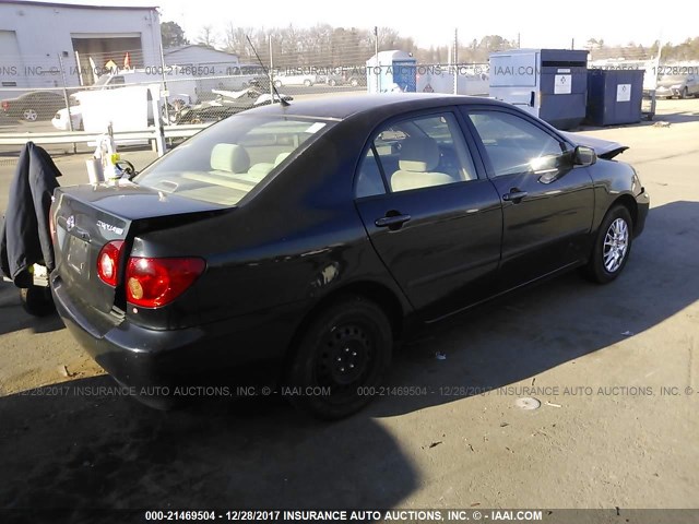 1NXBR32EX5Z529234 - 2005 TOYOTA COROLLA CE/LE/S BLACK photo 4