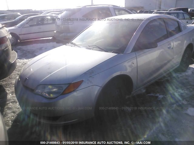 1G8AN15FX6Z114322 - 2006 SATURN ION LEVEL 2 SILVER photo 2