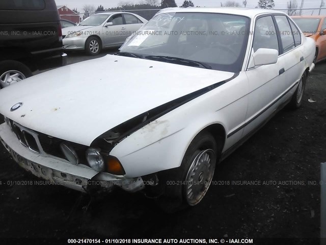 WBAHD6316MBJ60616 - 1991 BMW 525 I AUTOMATIC WHITE photo 2