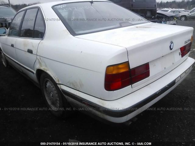 WBAHD6316MBJ60616 - 1991 BMW 525 I AUTOMATIC WHITE photo 3