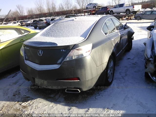 19UUA86549A006750 - 2009 ACURA TL GRAY photo 4