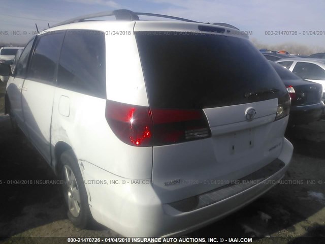 5TDZA23CX5S310411 - 2005 TOYOTA SIENNA CE/LE WHITE photo 3