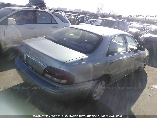 1YVGF22C3X5818331 - 1999 MAZDA 626 ES/LX SILVER photo 4