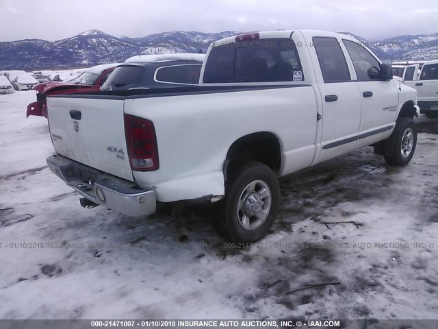 3D7KS28D26G248489 - 2006 DODGE RAM 2500 ST/SLT 白色 照片 4