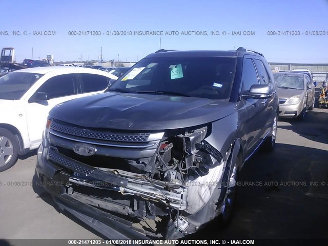 1FMHK7F86BGA92630 - 2011 FORD EXPLORER LIMITED 灰色 照片 6