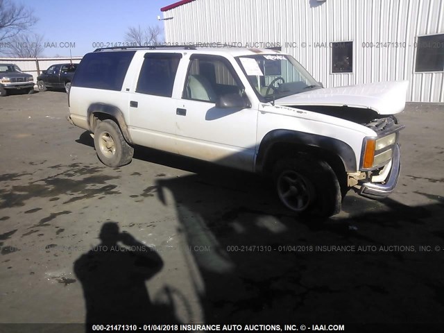 1GKFK16K1PJ728101 - 1993 GMC SUBURBAN K1500 WHITE photo 1