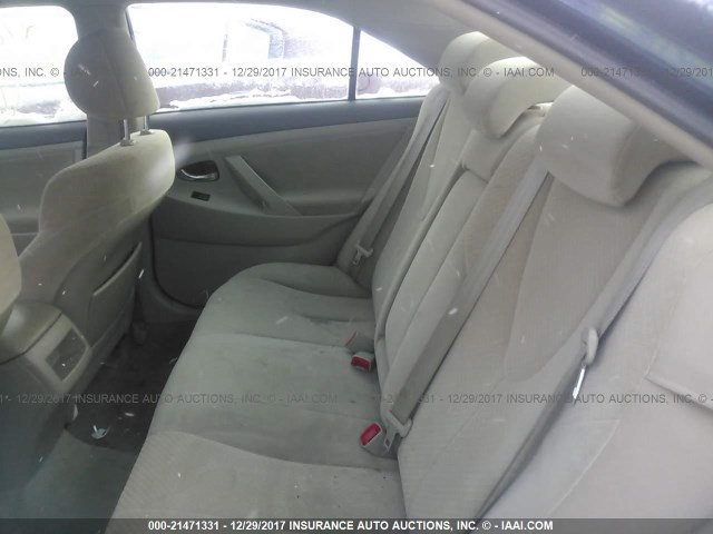 JTNBE46K873002481 - 2007 TOYOTA CAMRY NEW GENERAT CE/LE/XLE/SE BLUE photo 8