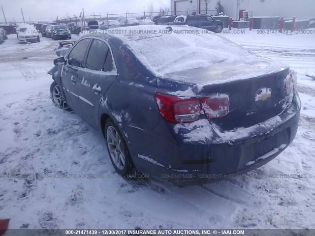 1G11C5SA0DF193468 - 2013 CHEVROLET MALIBU 1LT BLUE photo 3