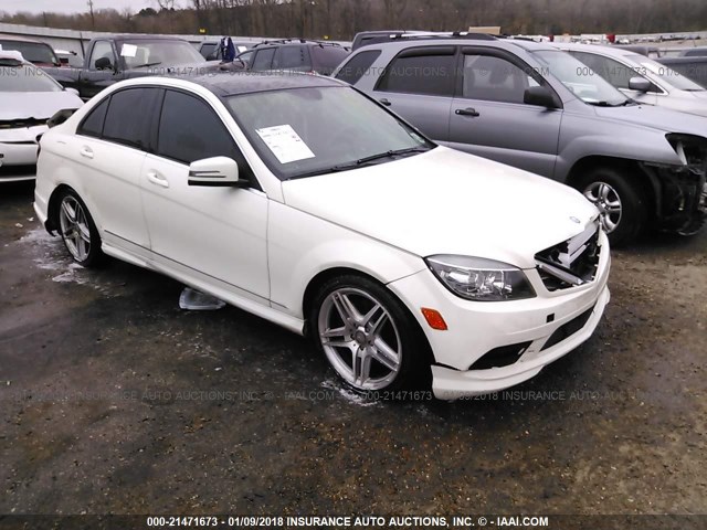 WDDGF5GB7BF641265 - 2011 MERCEDES-BENZ C 350 WHITE photo 1