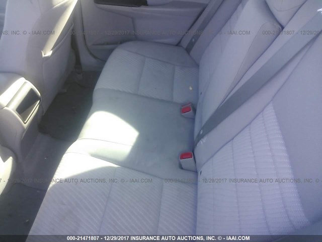 4T1BF1FK0HU668824 - 2017 TOYOTA CAMRY LE/XLE/SE/XSE BLUE photo 8