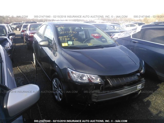 1G1JB5SH2H4141244 - 2017 CHEVROLET SONIC LS 灰色 照片 1