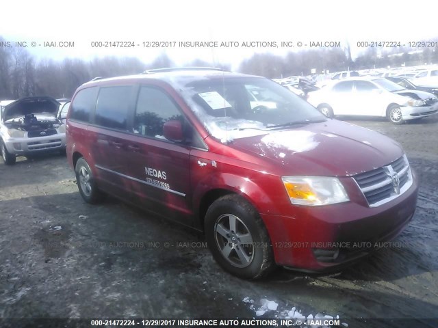 2D8HN54179R671643 - 2009 DODGE GRAND CARAVAN SXT RED photo 1