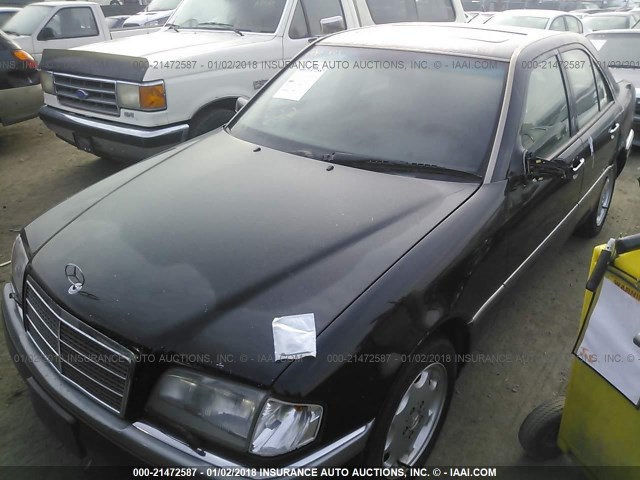 WDBHA28E7SF113700 - 1995 MERCEDES-BENZ C 280 BLACK photo 6