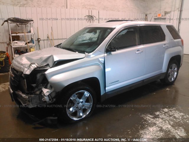 2GKFLTE39D6259898 - 2013 GMC TERRAIN SLE GRAY photo 2