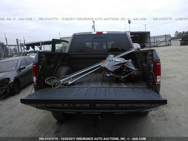 1FTEW1EF4HKC71666 - 2017 FORD F150 SUPERCREW GRAY photo 8